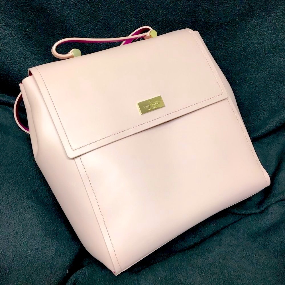 Kate Spade Arbor Hill Megyn Leather Backpack Pink